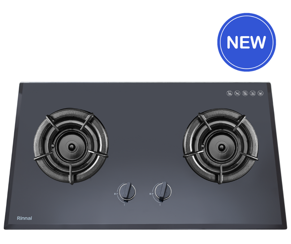 (NEW PRODUCT) Built-in gas hob flexible installation, inner burner, cast iron pan support