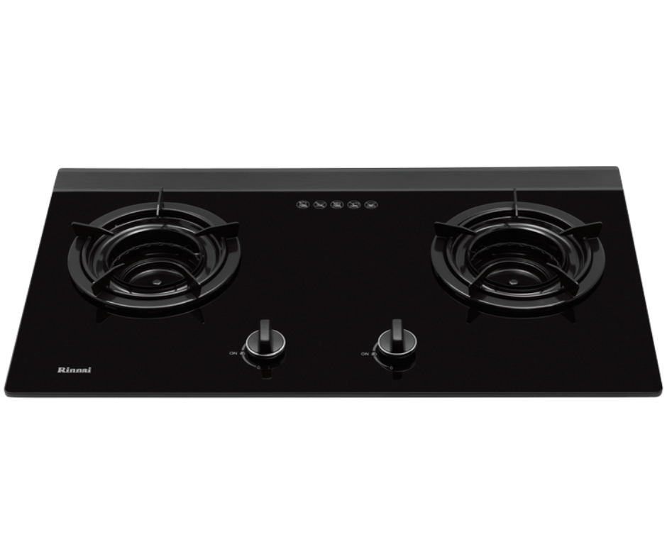 Built in gas hob 780mm 2 inner burners