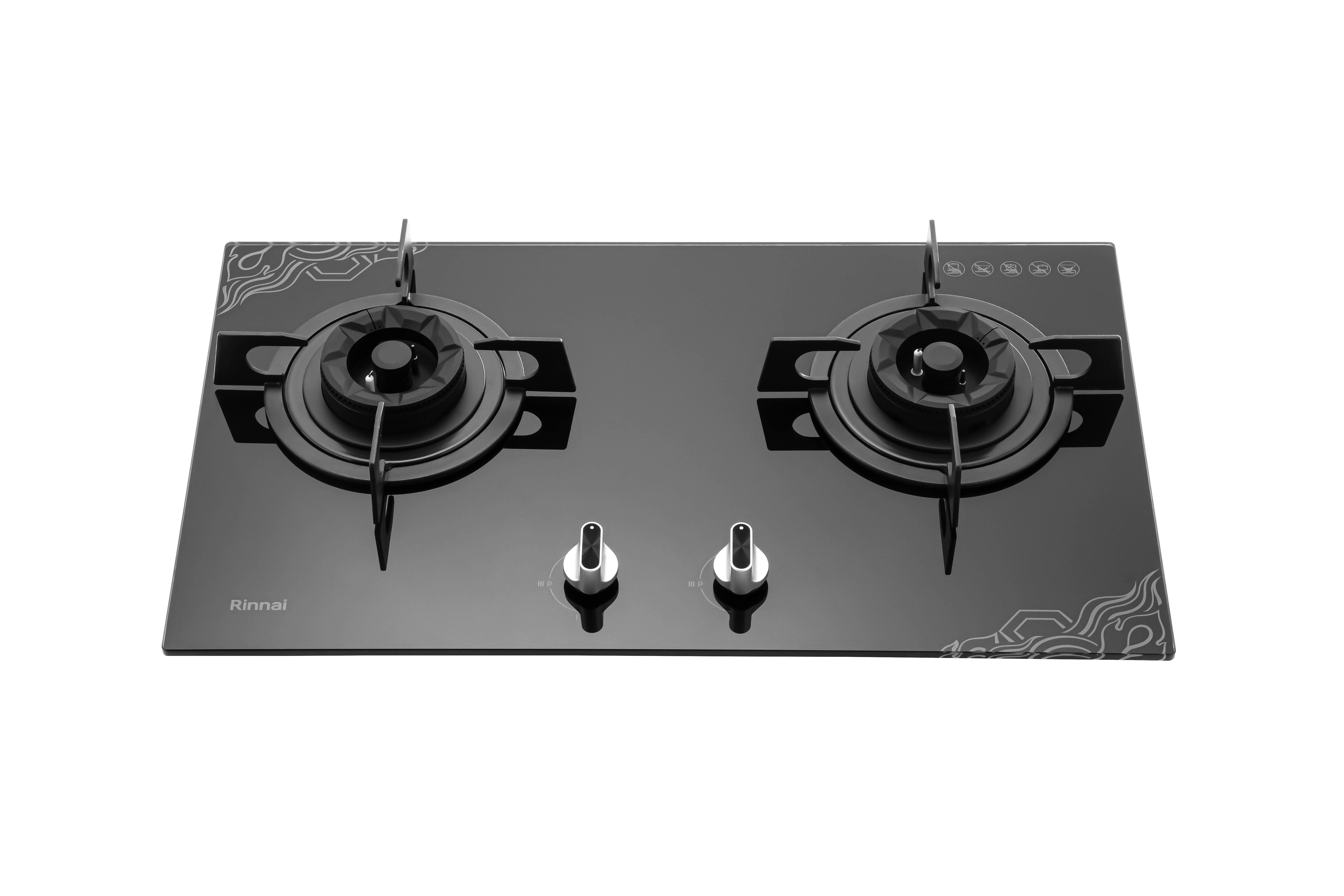 (NEW PRODUCT) Built-in gas hob sealed burner, Matte enamel pan support