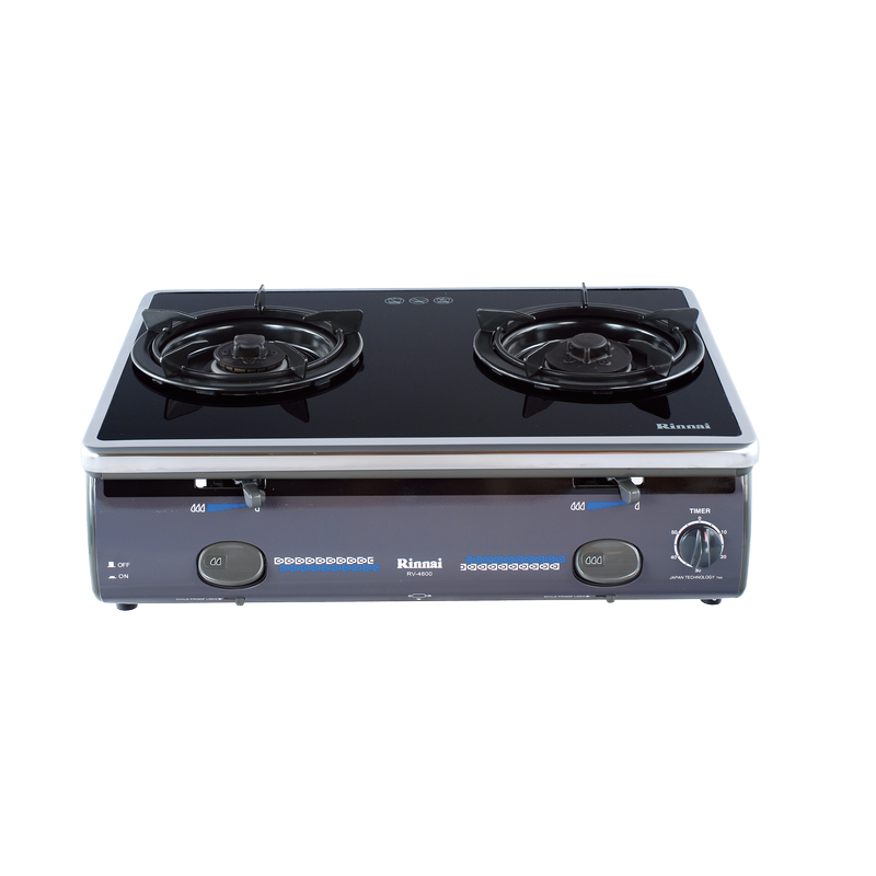 Gas table cooker 590mm IC ignition tempered top plate