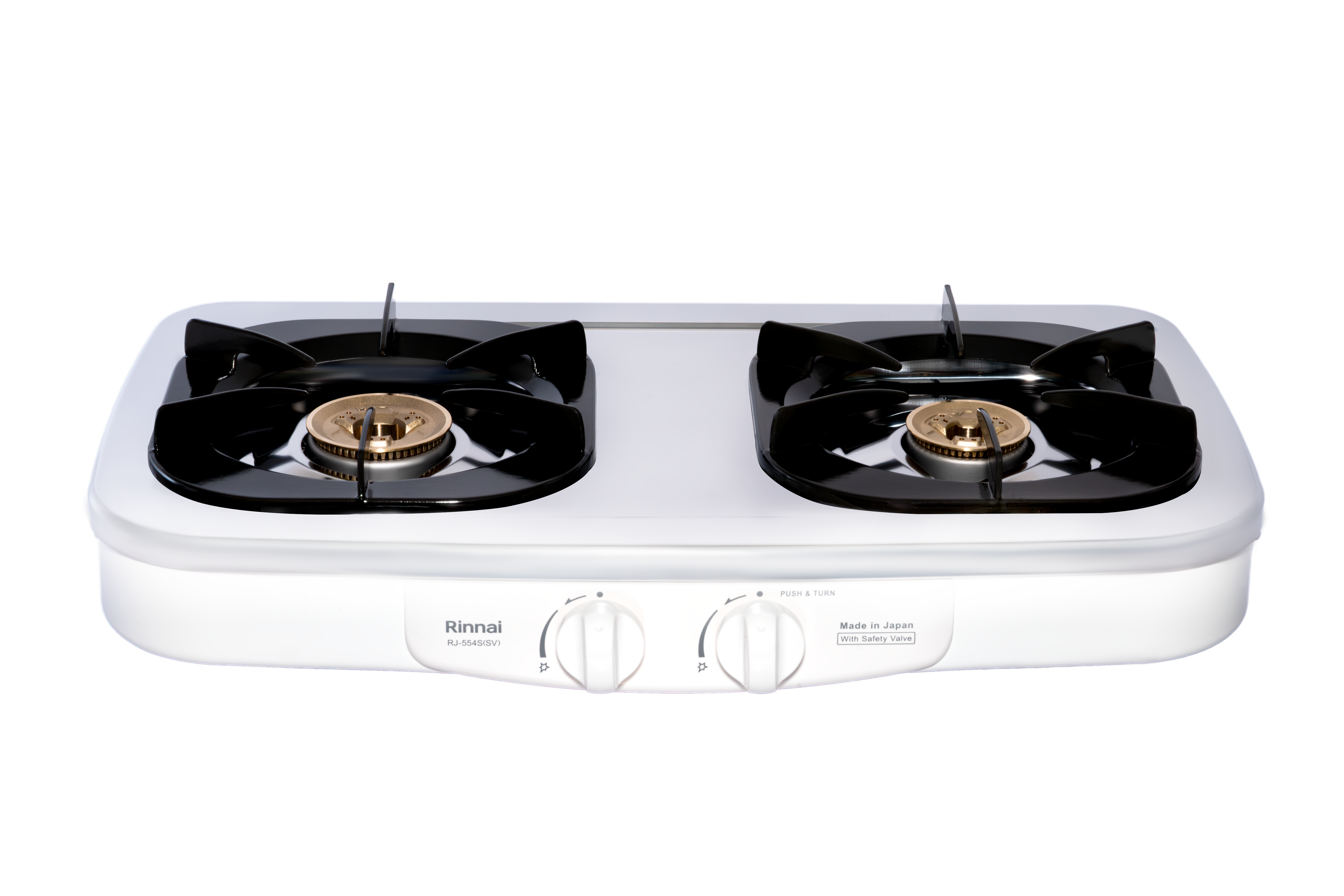 Gas table cooker 560mm stainless steel top plate