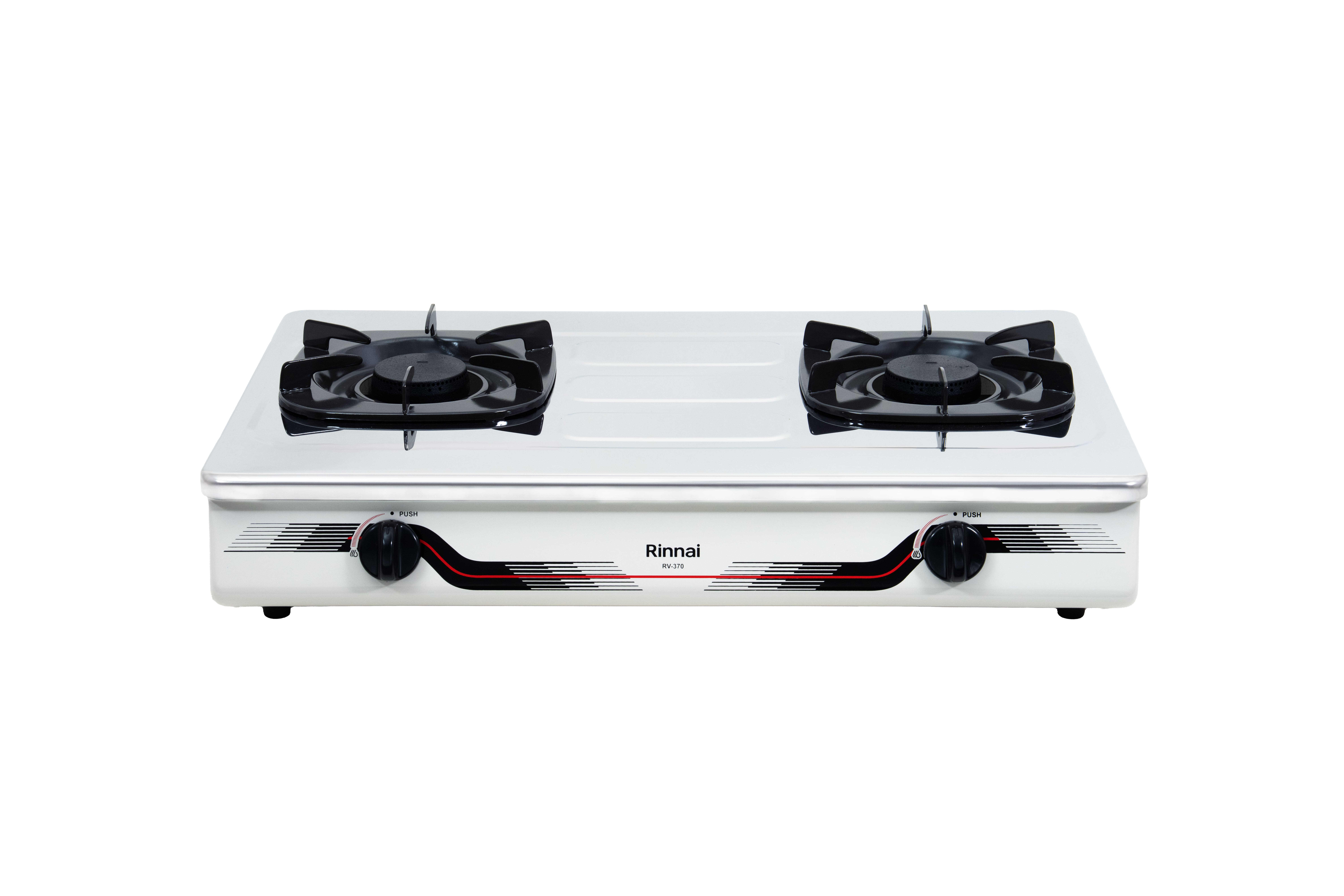 Gas table cooker 702mm stainless steel top plate