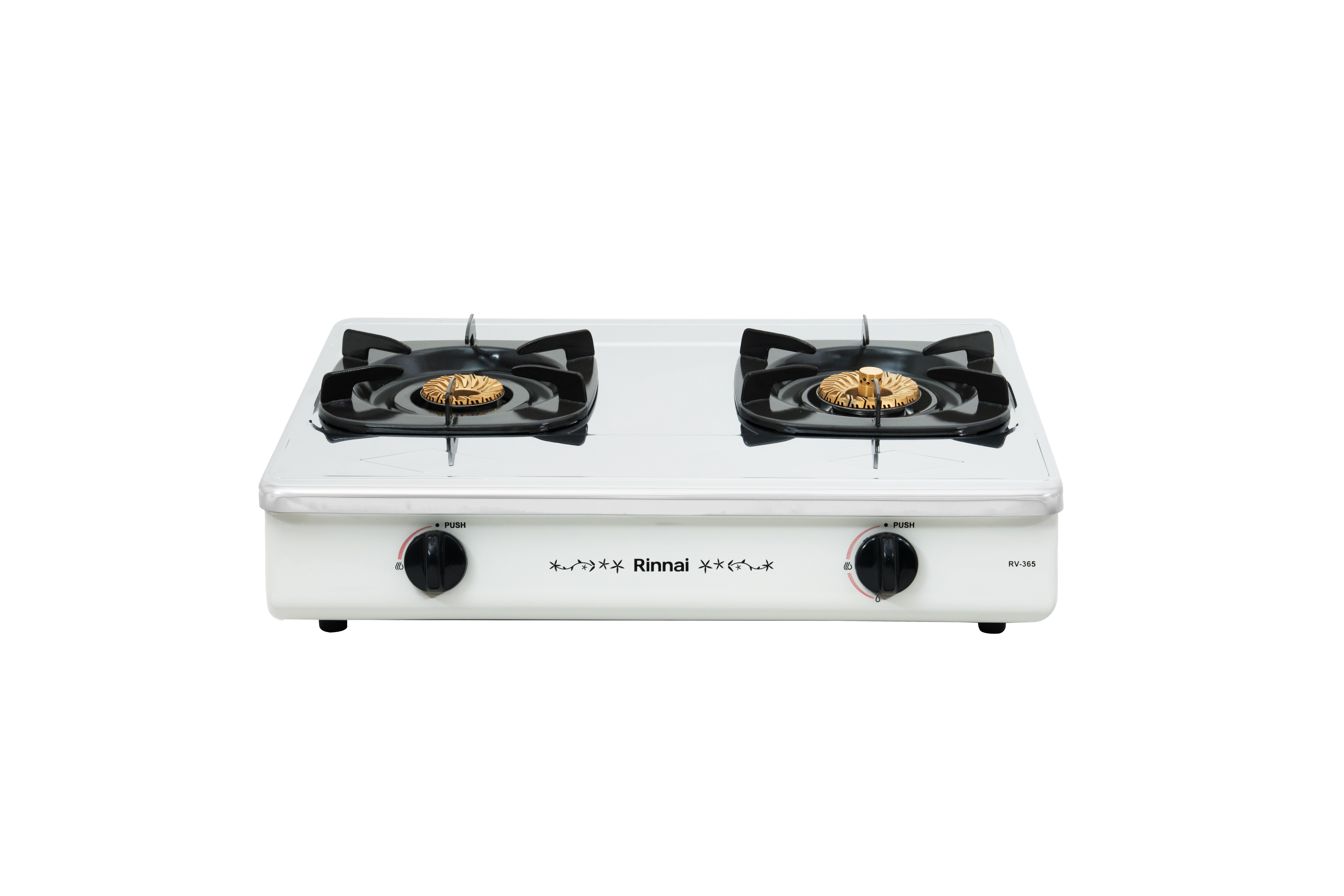 Gas table cooker 590mm stainless steel top plate