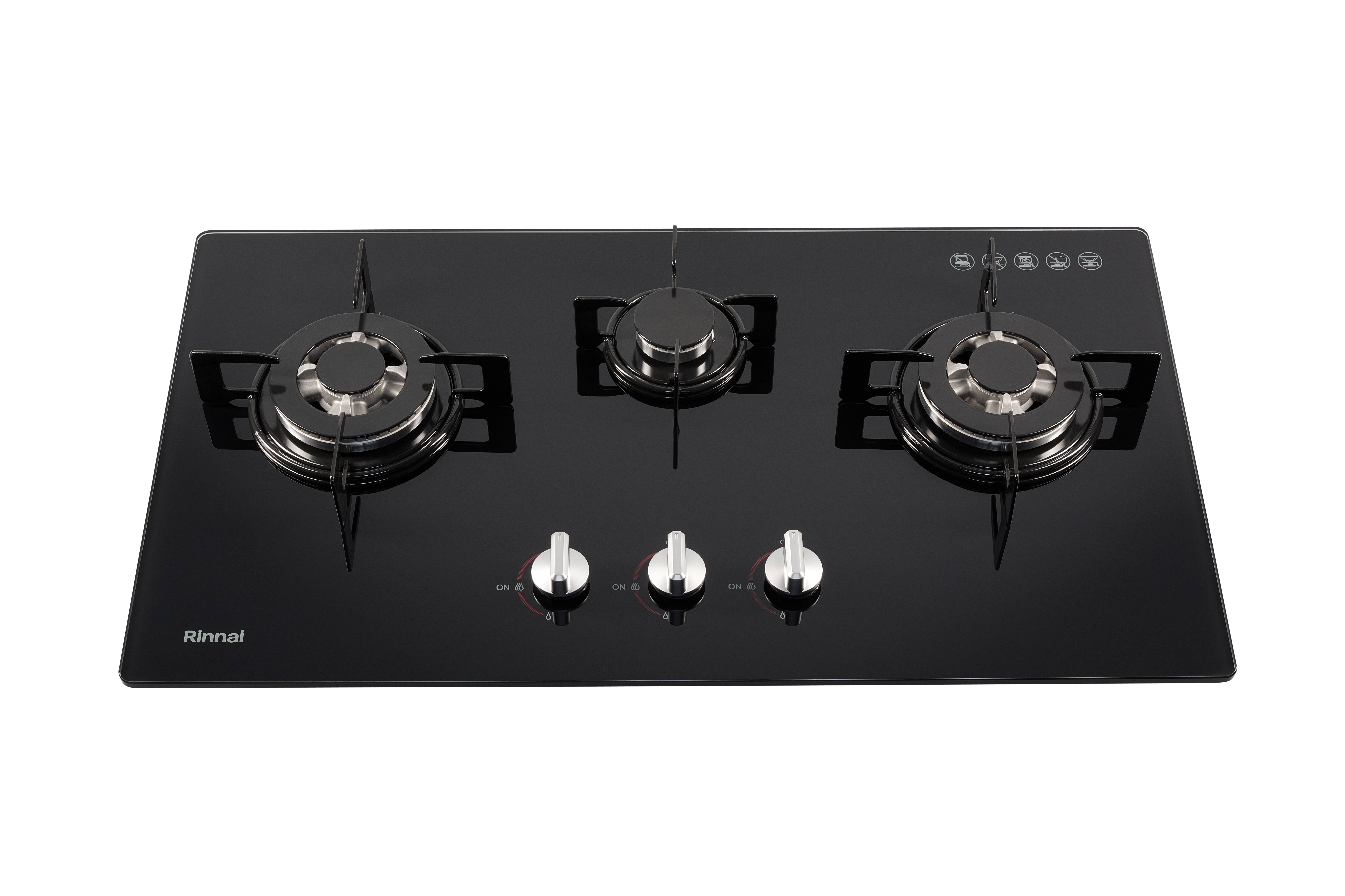 Built in gas hob 750mm 3 burners