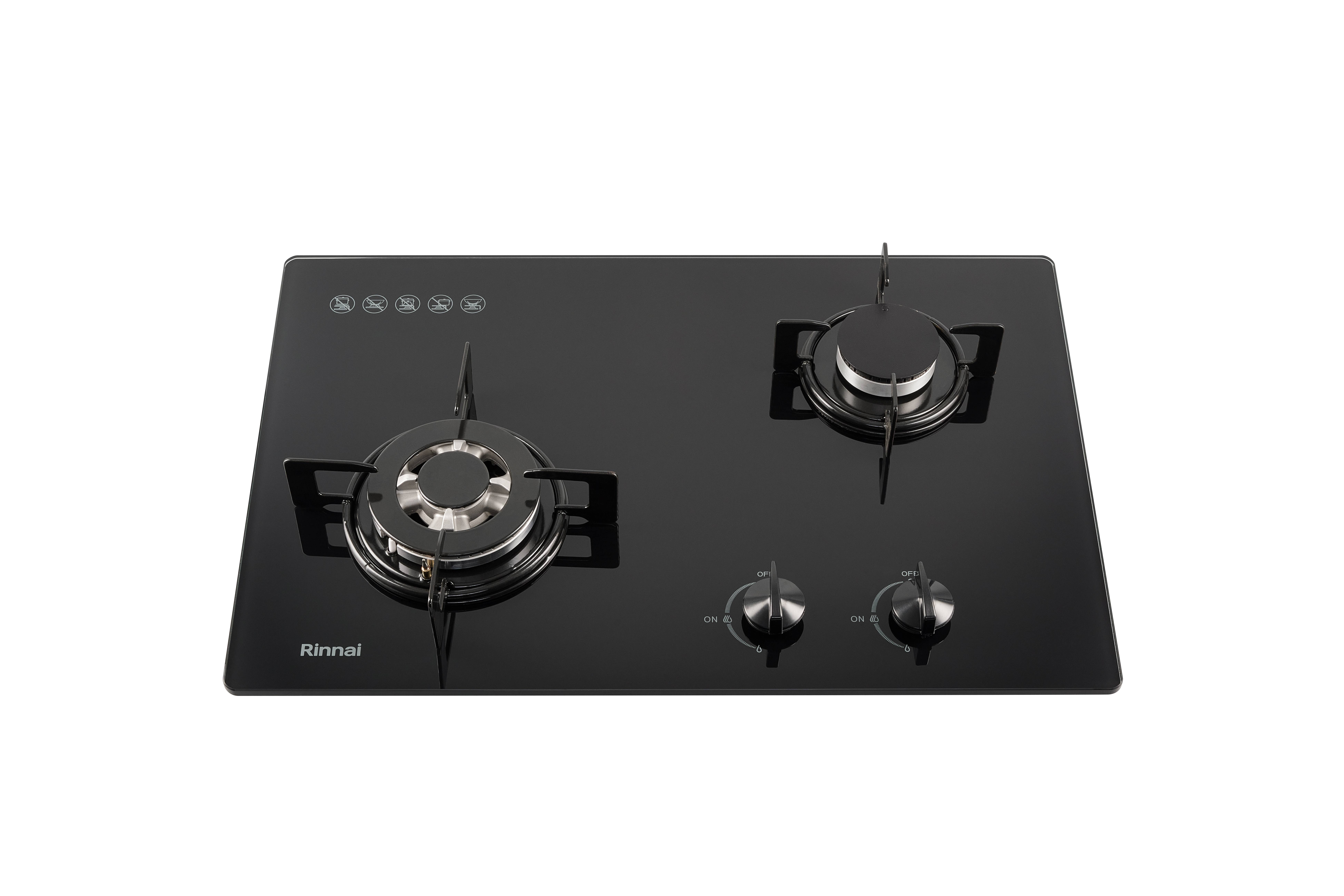 Built in gas hob 600mm 2 burners