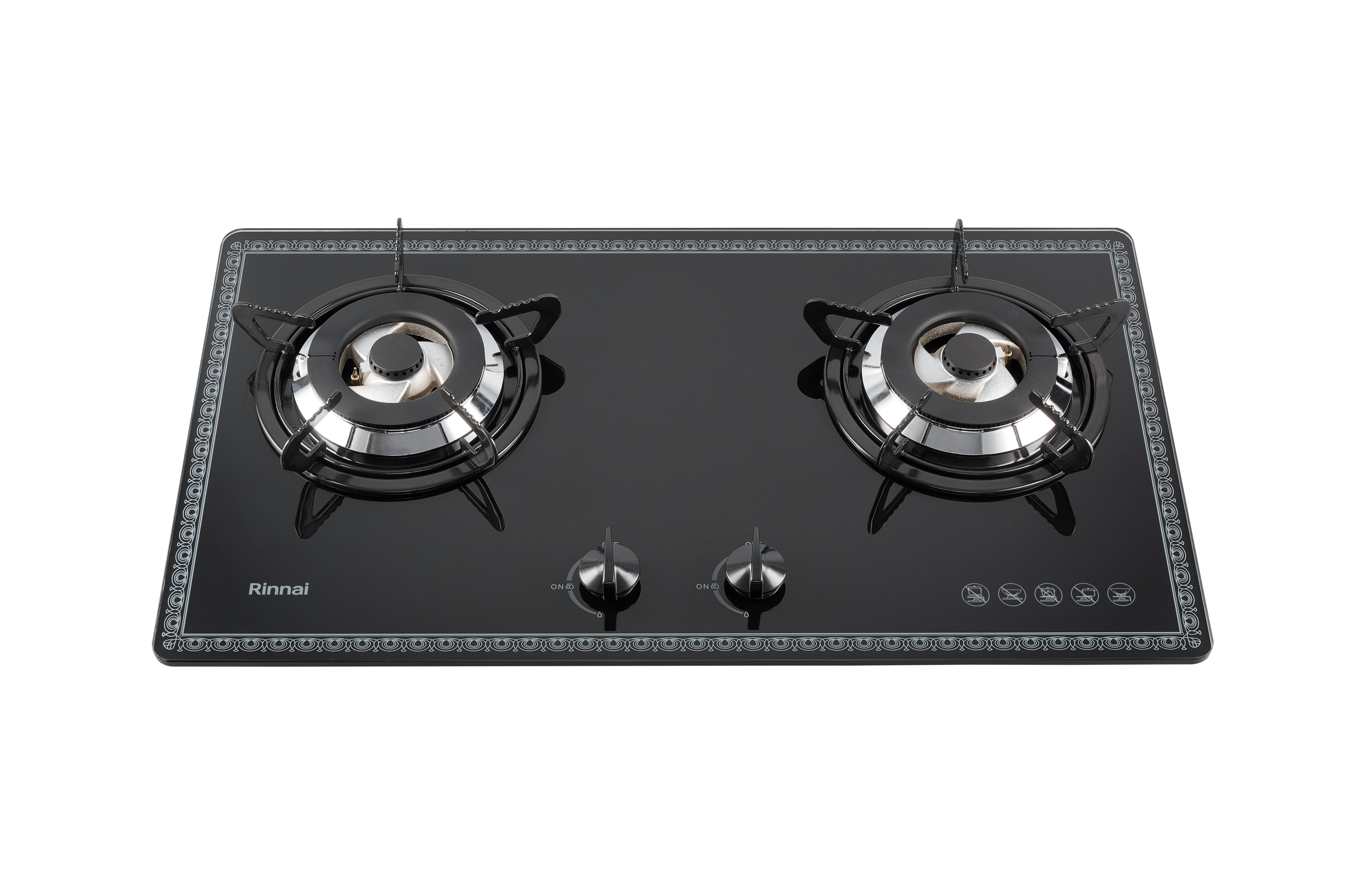 Built in gas hob 715mm 2 burners