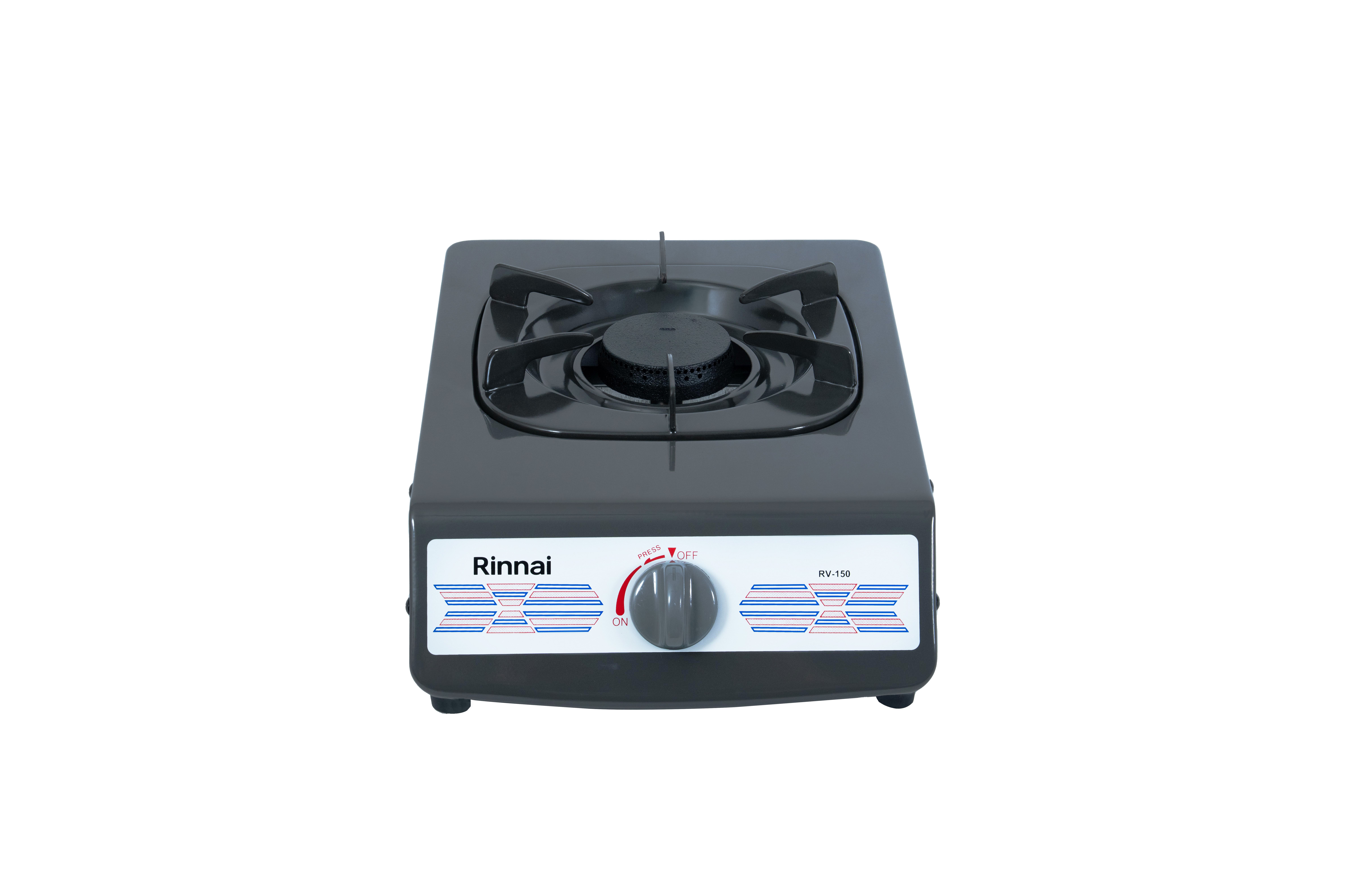 Single burner gas table cooker enameled top plate