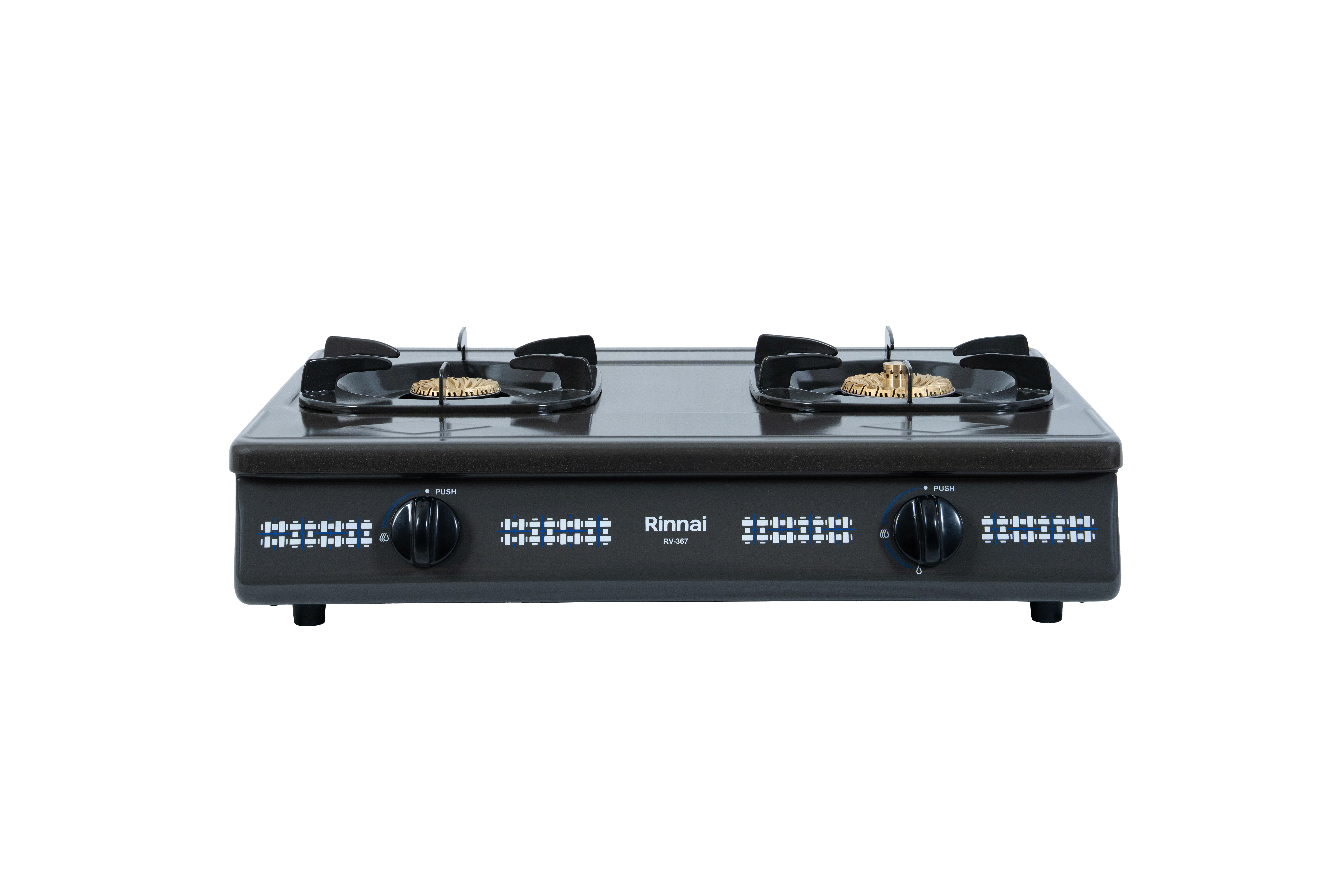 Gas table cooker 590mm enameled top plate