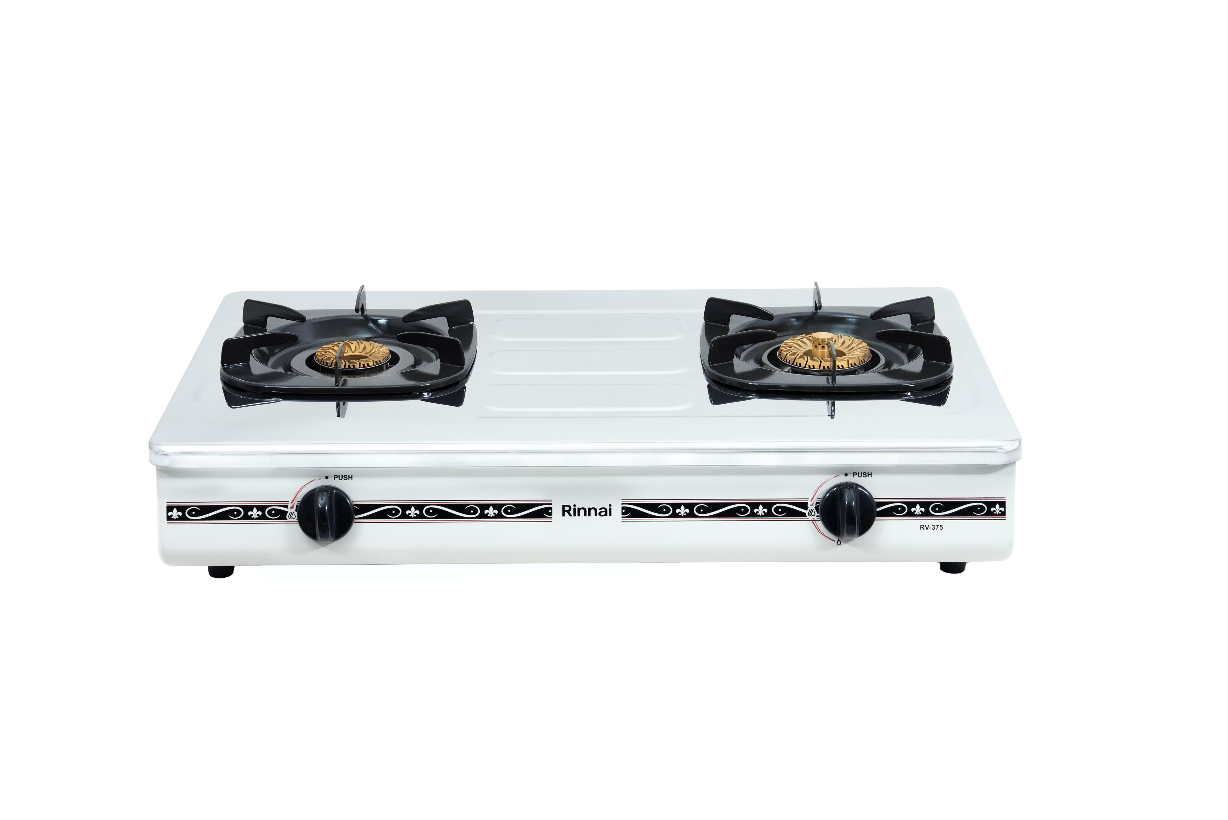 Gas table cooker 702mm stainless steel top plate