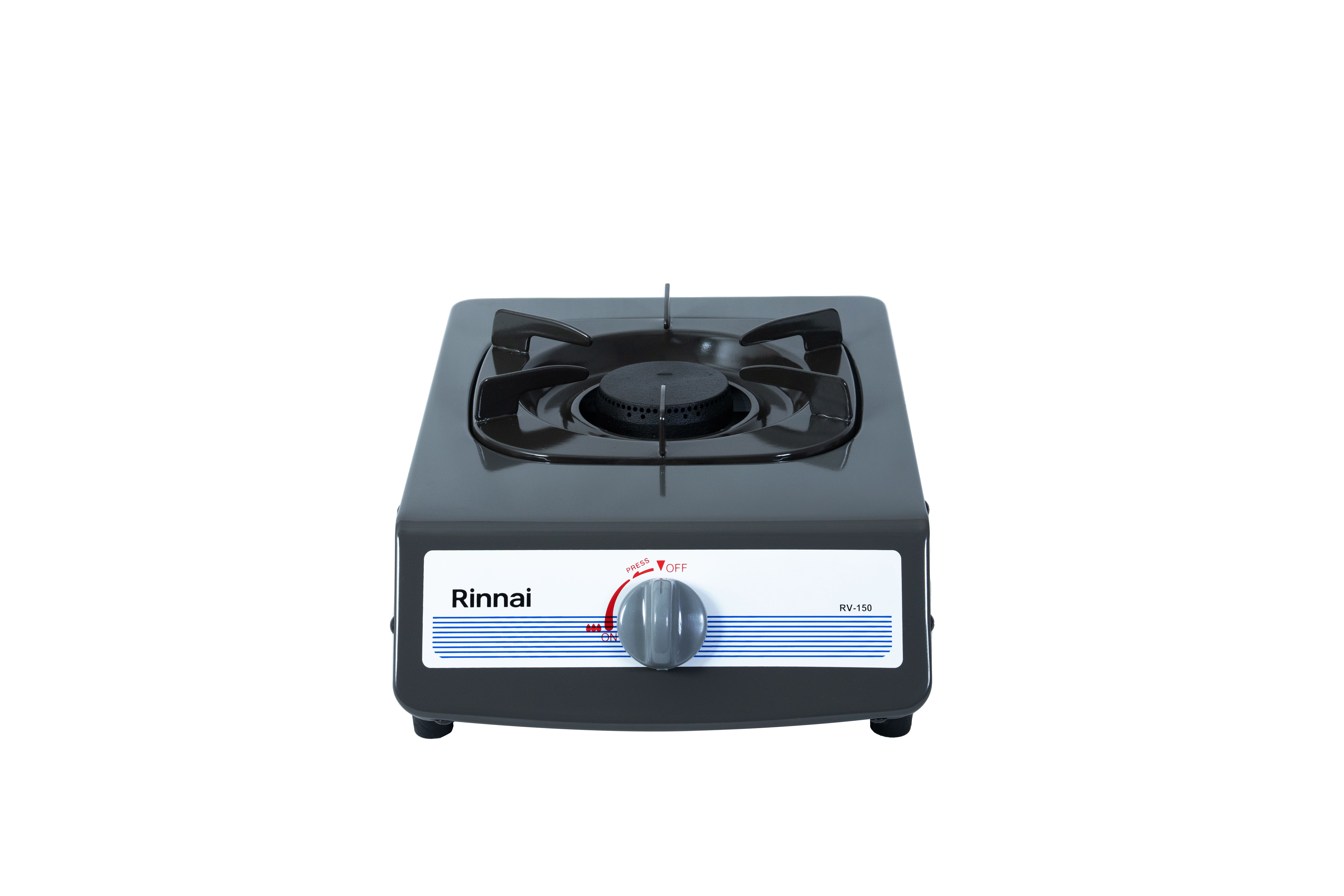 Single burner gas table cooker enameled top plate