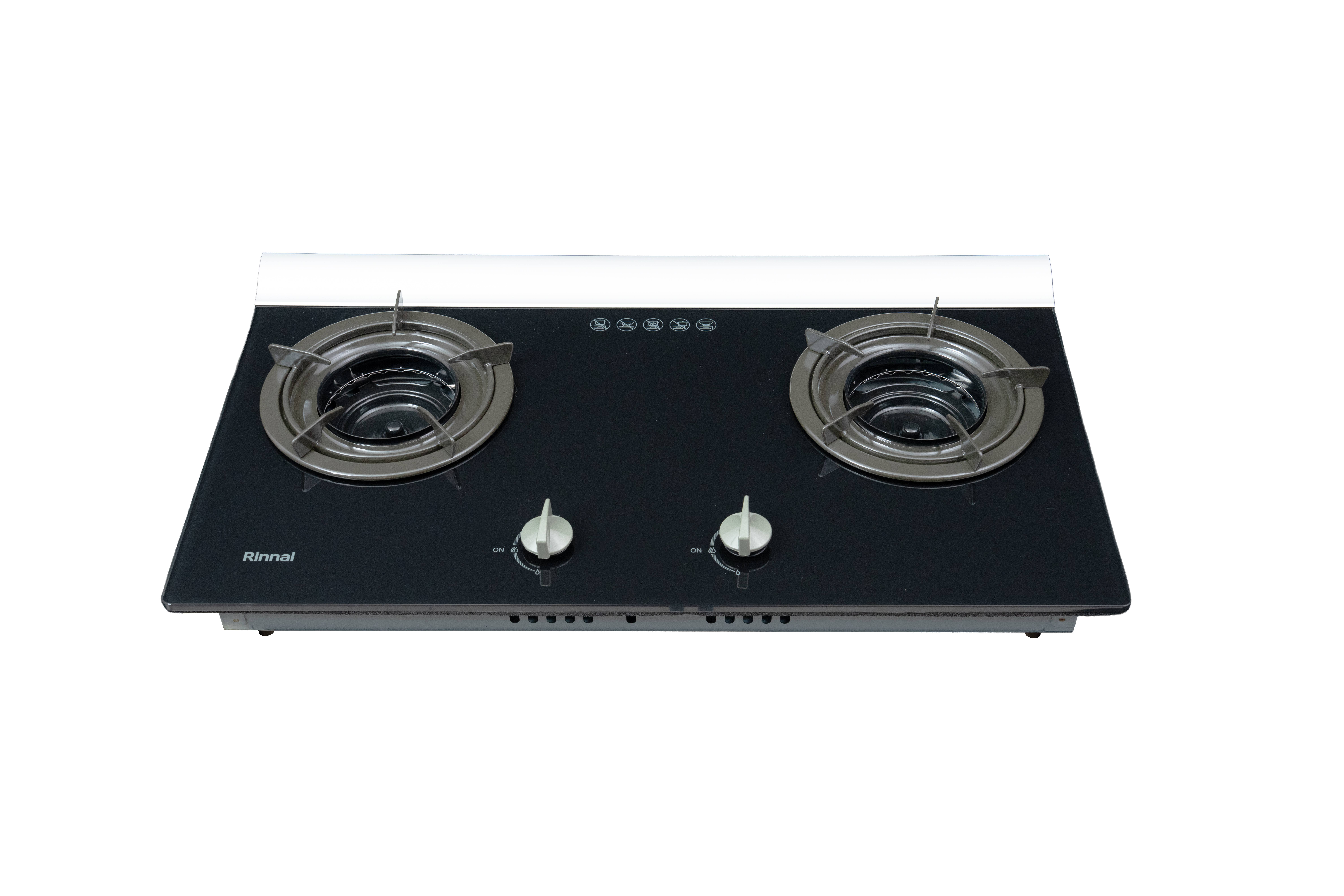 Built in gas hob 758mm 2 inner burners