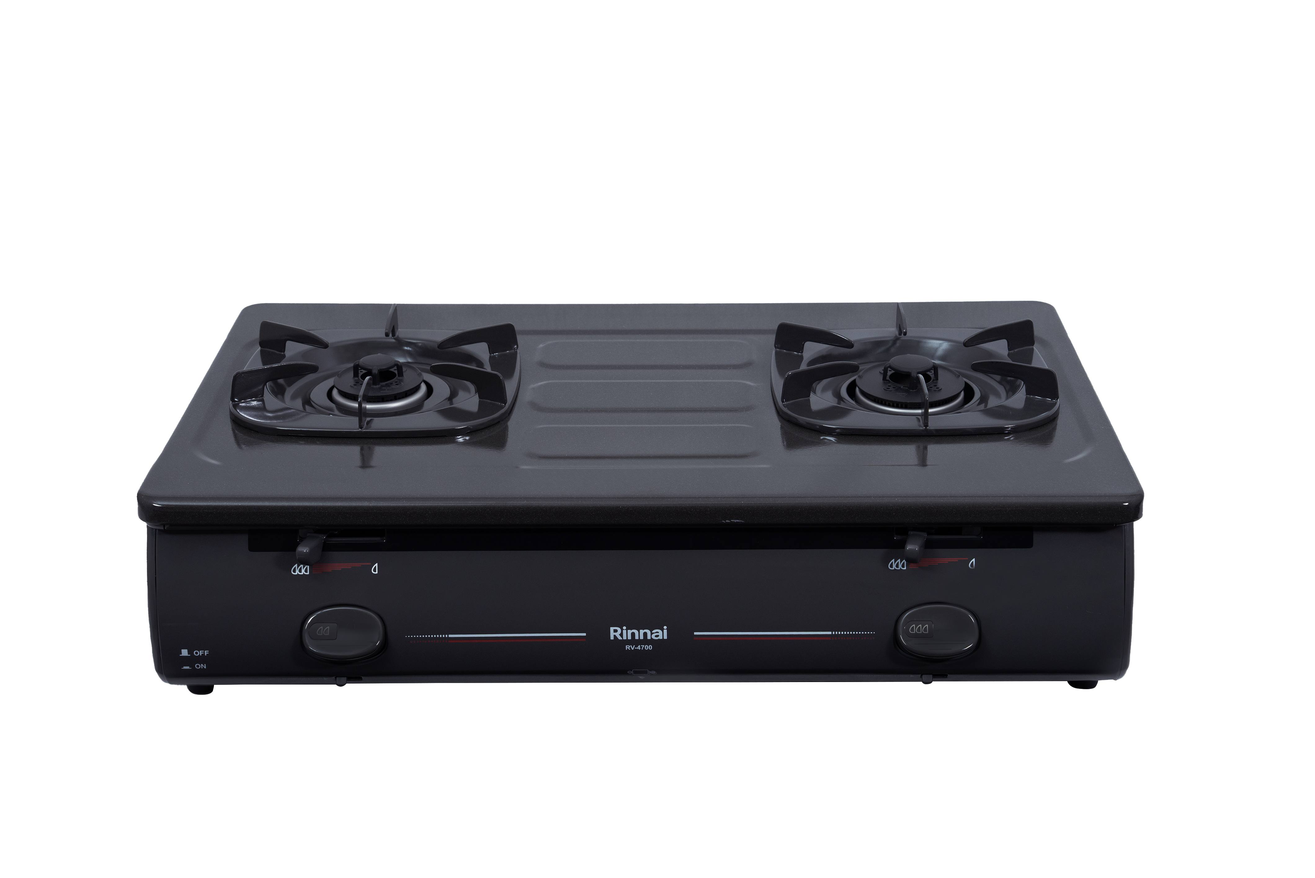 Gas table cooker 700mm IC ignition enameled top plate