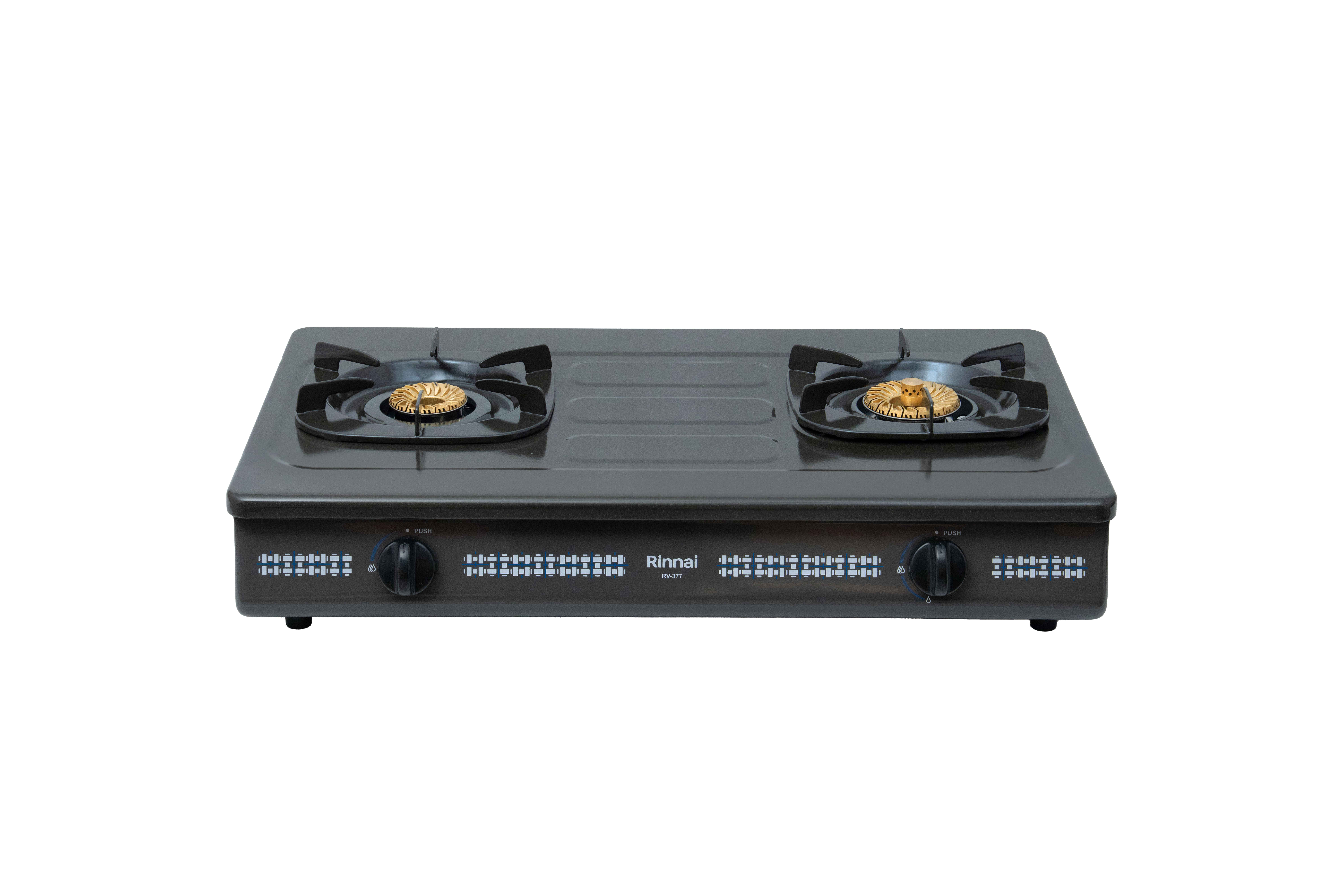 Gas table cooker 702mm enameled top plate