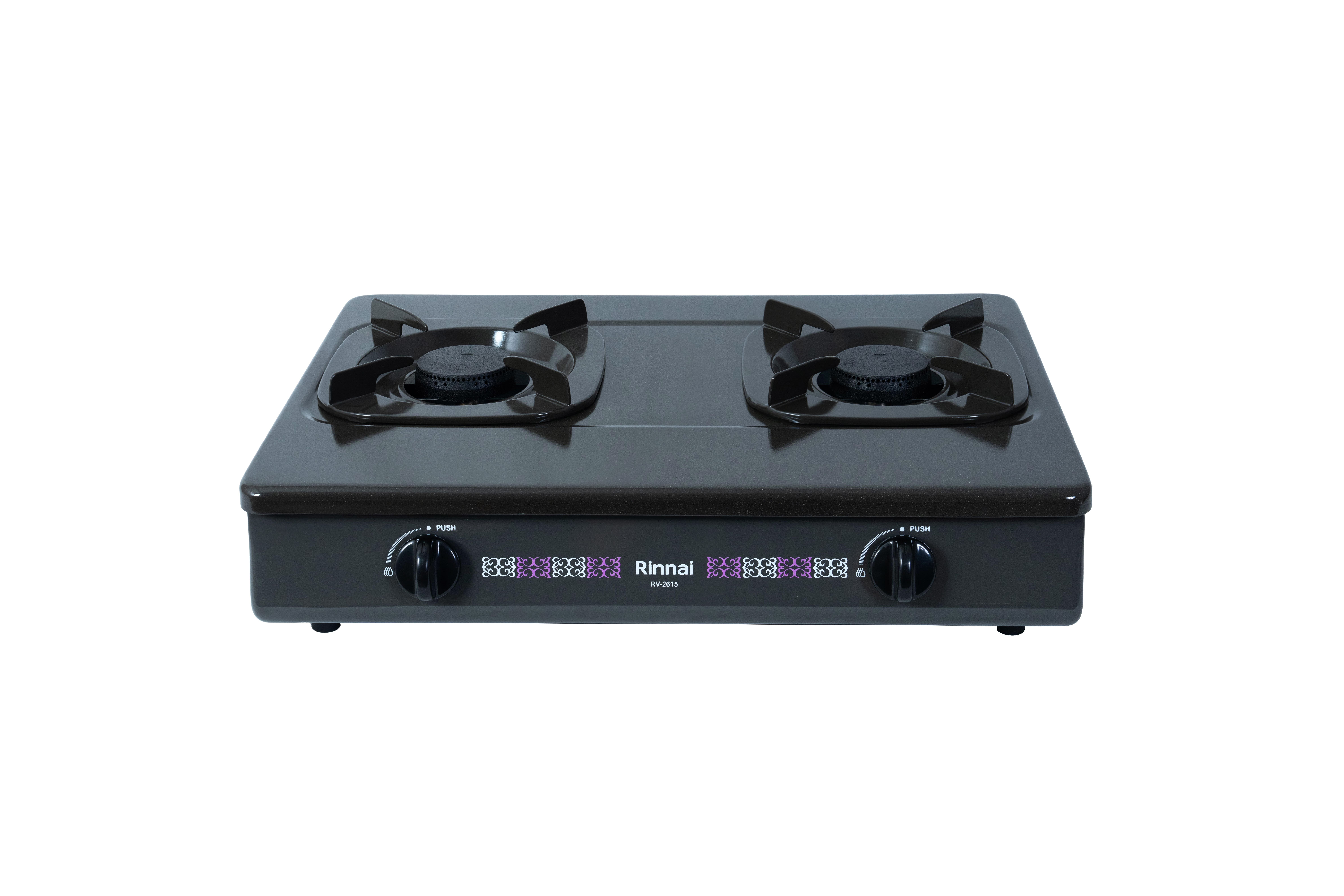 Gas table cooker 590mm enameled top plate
