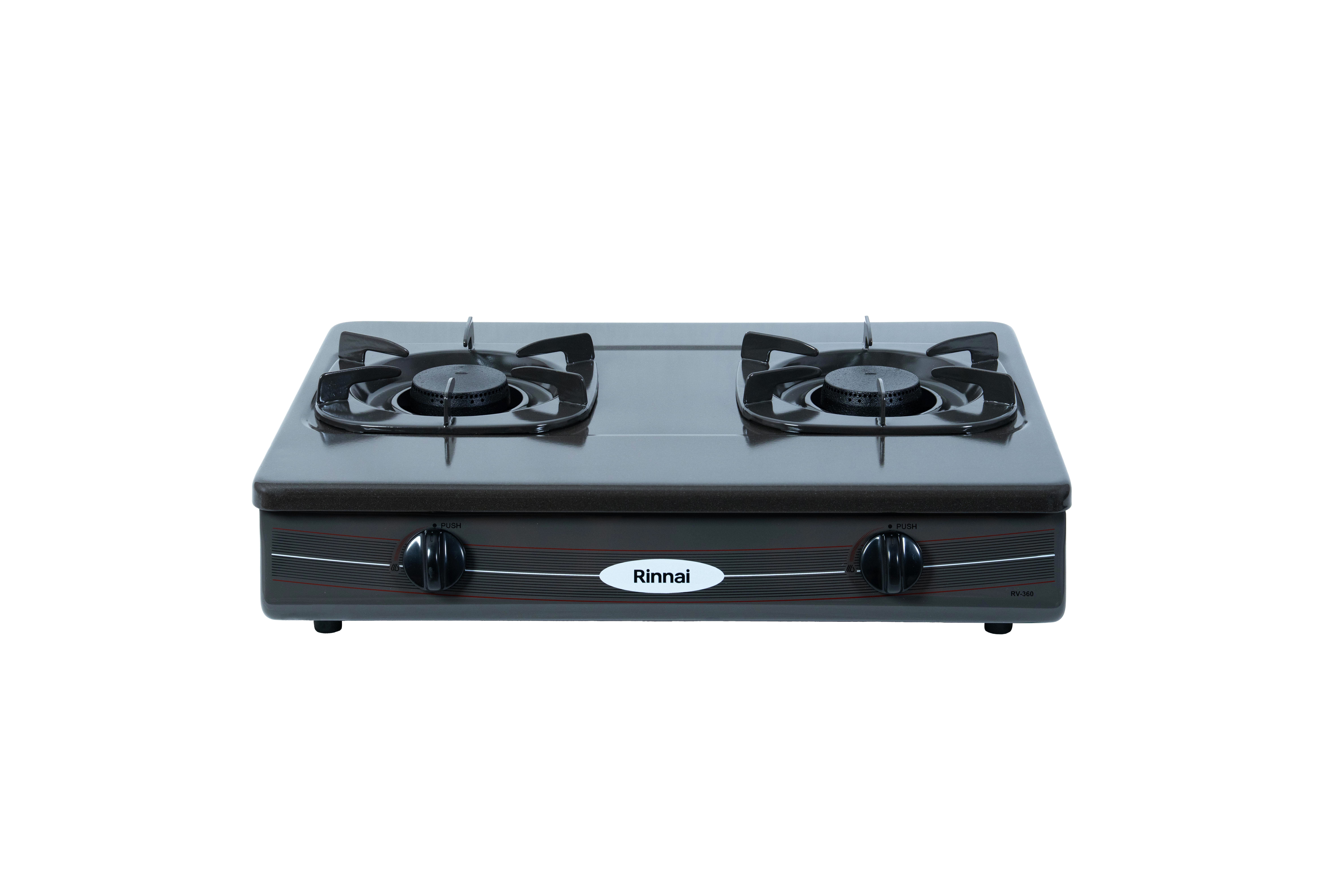 Gas table cooker 590mm enameled top plate