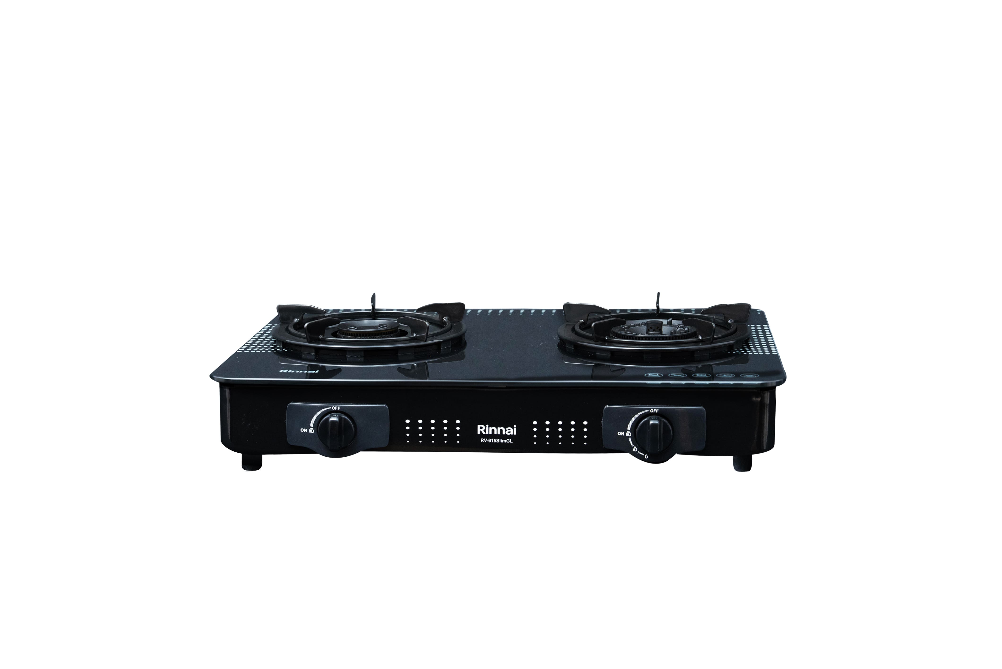 Gas table cooker 604mm tempered glass top plate