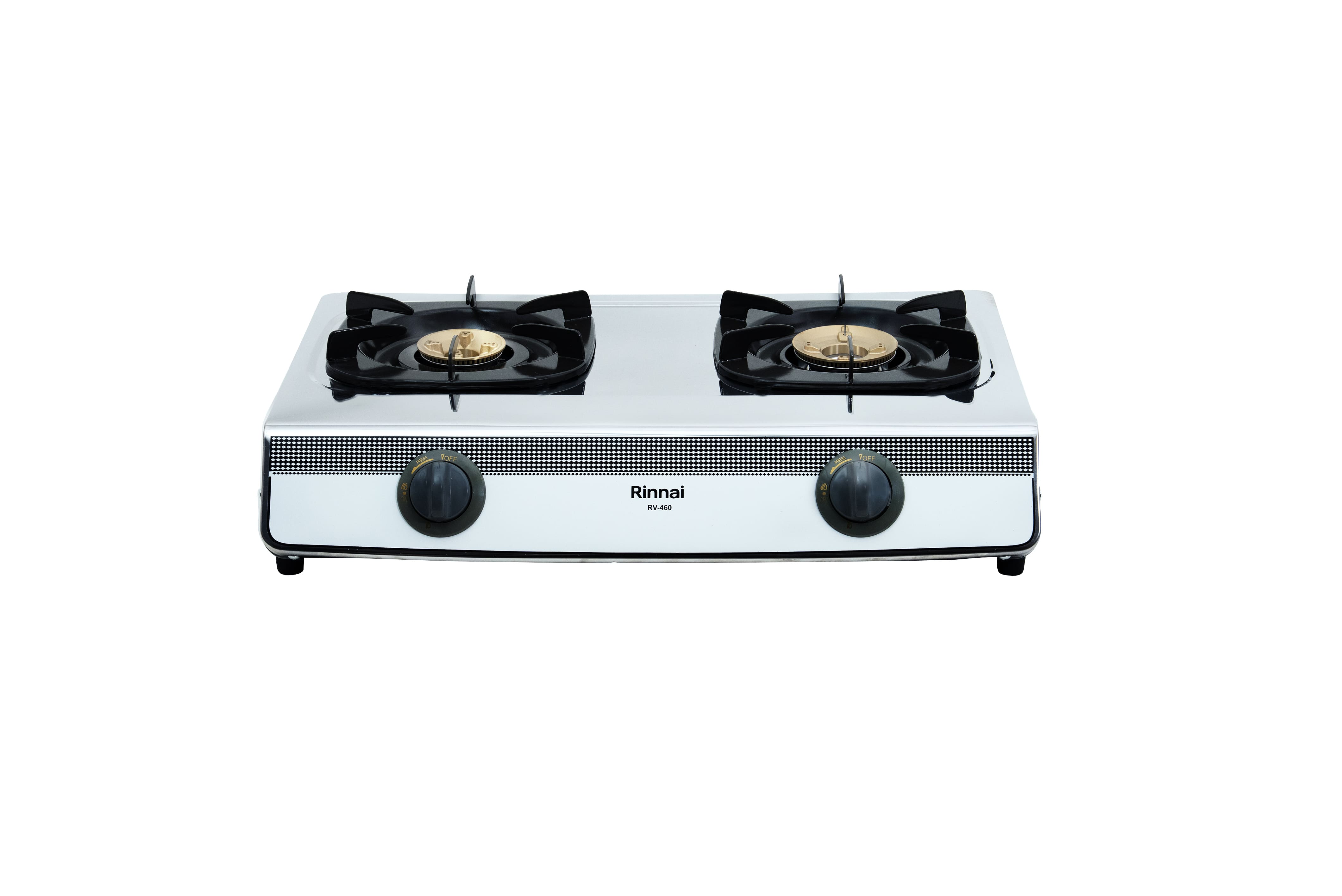 Gas table cooker 600mm stainless steel top plate