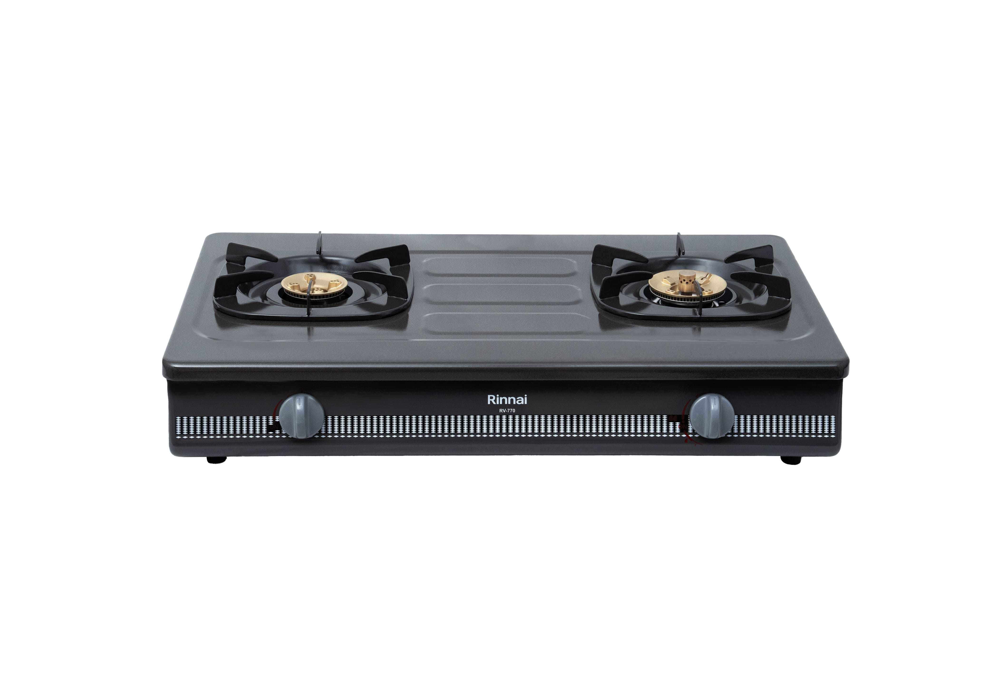 Gas table cooker 702mm enameled top plate