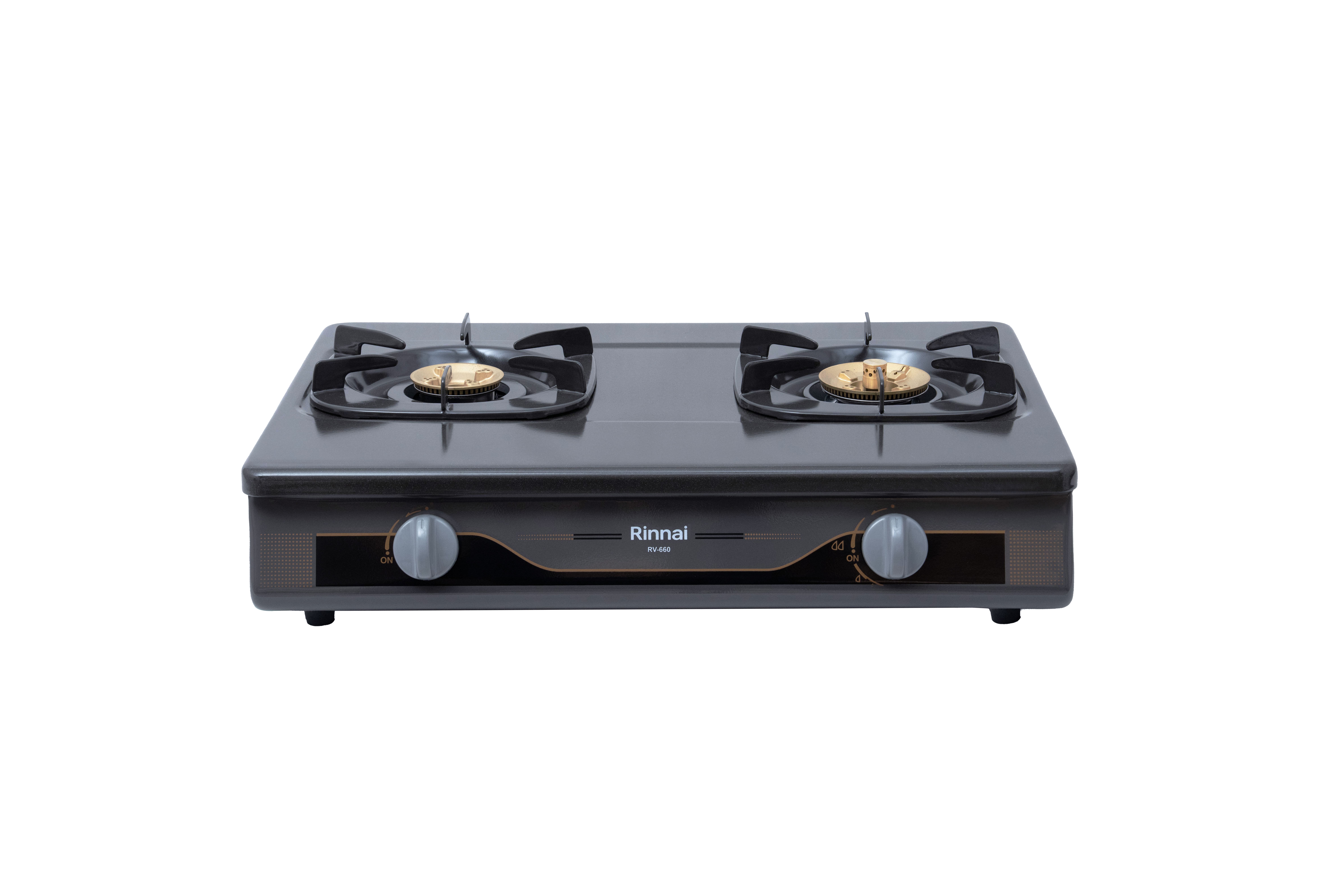 Gas table cooker 590mm enameled top plate